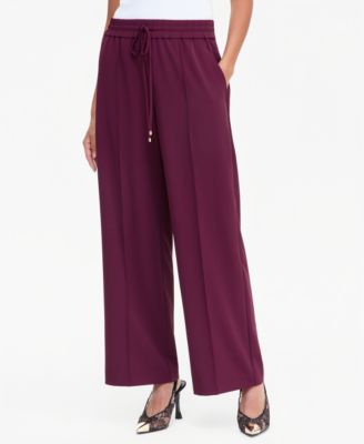 Women's Drawstring Wide-Leg Pants