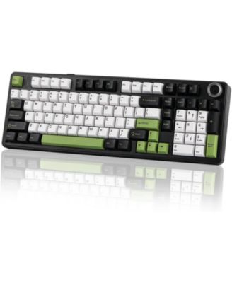 F99 PRO Wireless Mechanical Gaming Keyboard, Tri-Mode BT Type-C, RGB Backlit with Multifunctional Knob, 8000mAh Battery