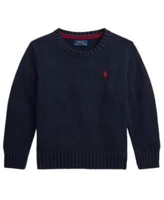 Boys' 2T-7 Crewneck Sweater