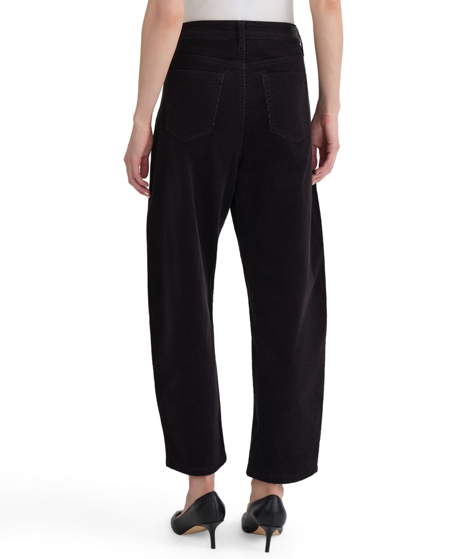 Women's Lexington Mid-Rise Barrel Corduroy Pants
