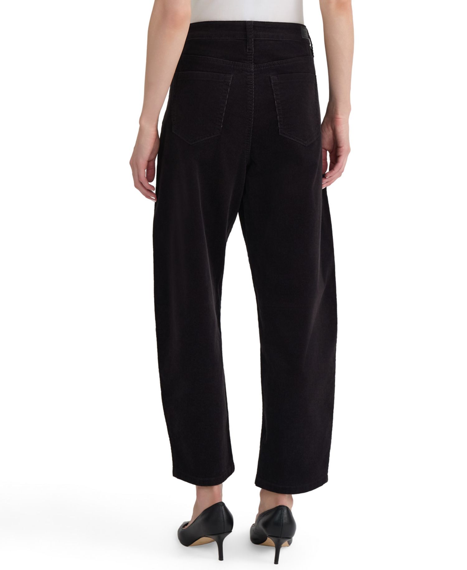 Petite Lexington Barrel Leg Mid-Rise Jeans