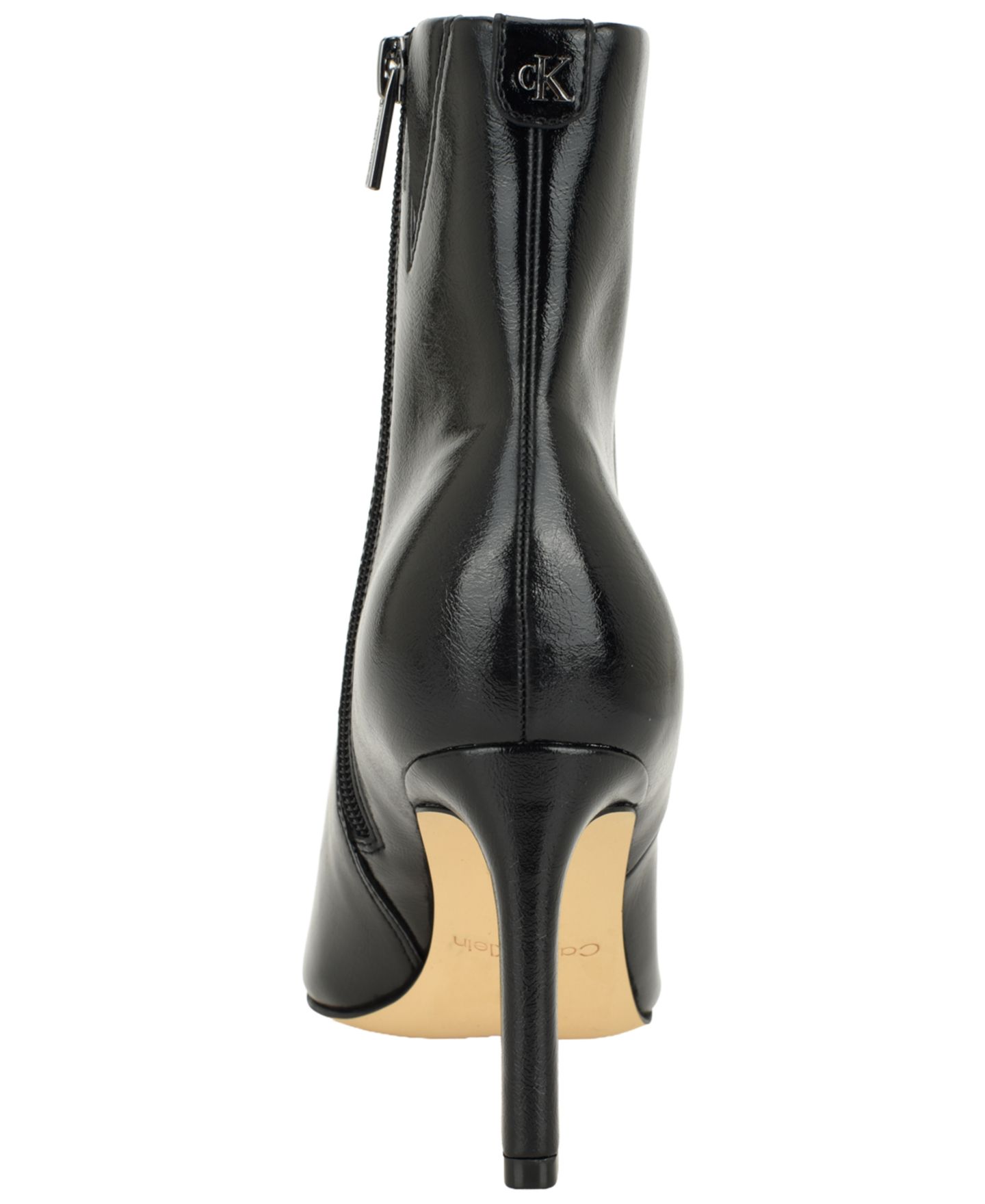 Женские ботинки Calvin Klein Chrysta Pointed Toe Stiletto Dress Booties, цвет: Чёрный — фото 3
