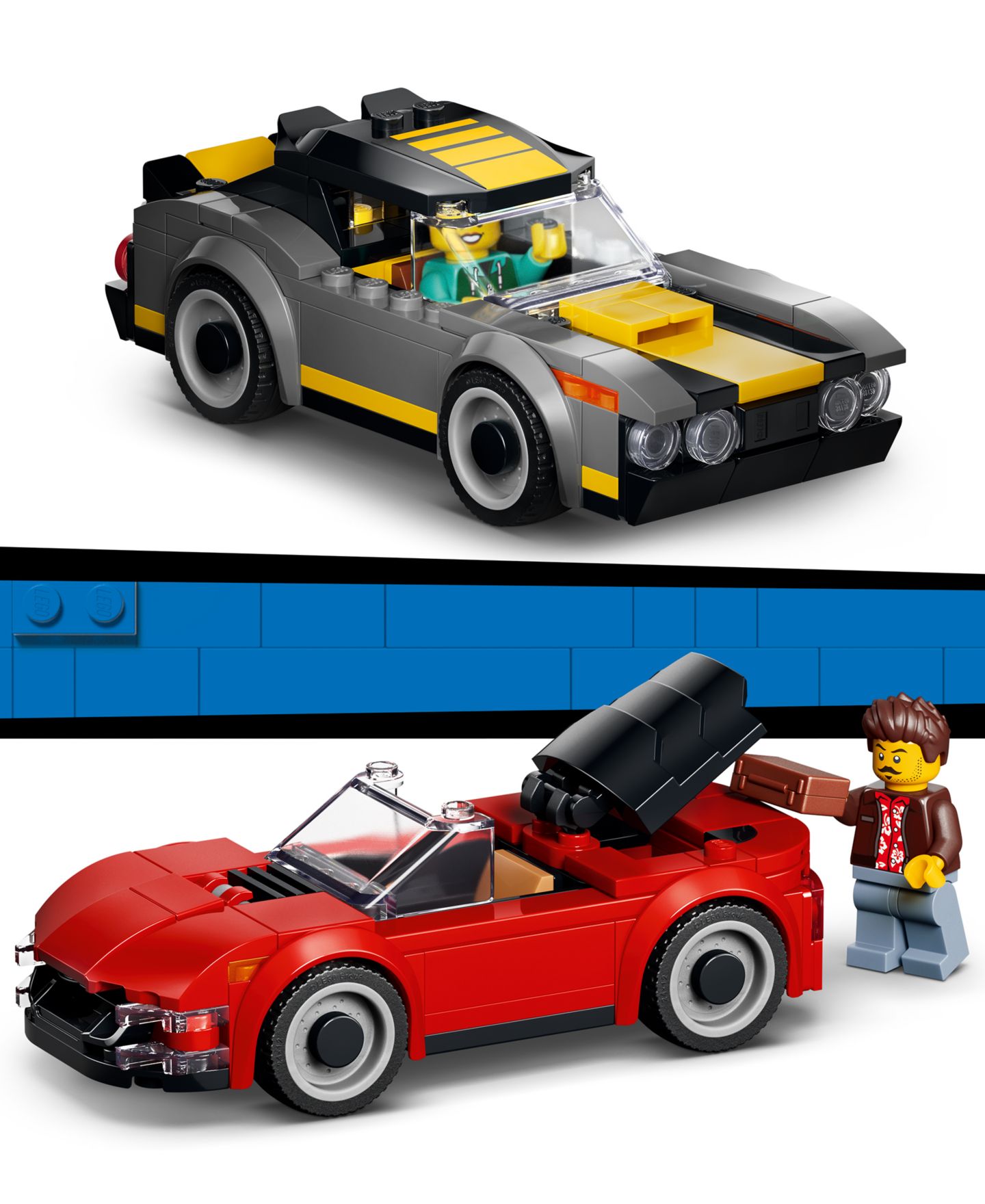 Детские конструкторы LEGO® City Drive-Through Car Wash Toy 60497, 583 Pieces — фото 2