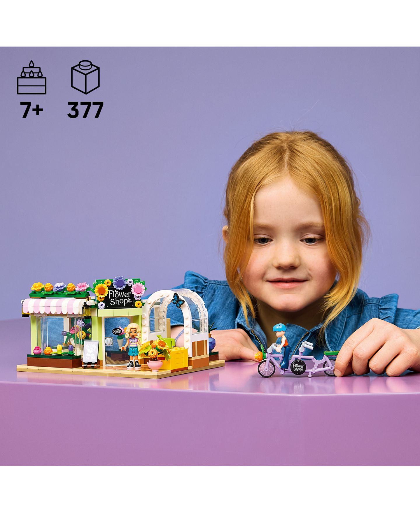Детские конструкторы LEGO Friends Creative Flower Shop Playset 42693, 377 Pieces — фото 5