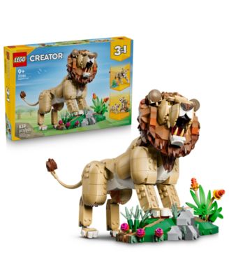Wild Animals Majestic Lion 31386 839-Piece Building Set, Ages 9+