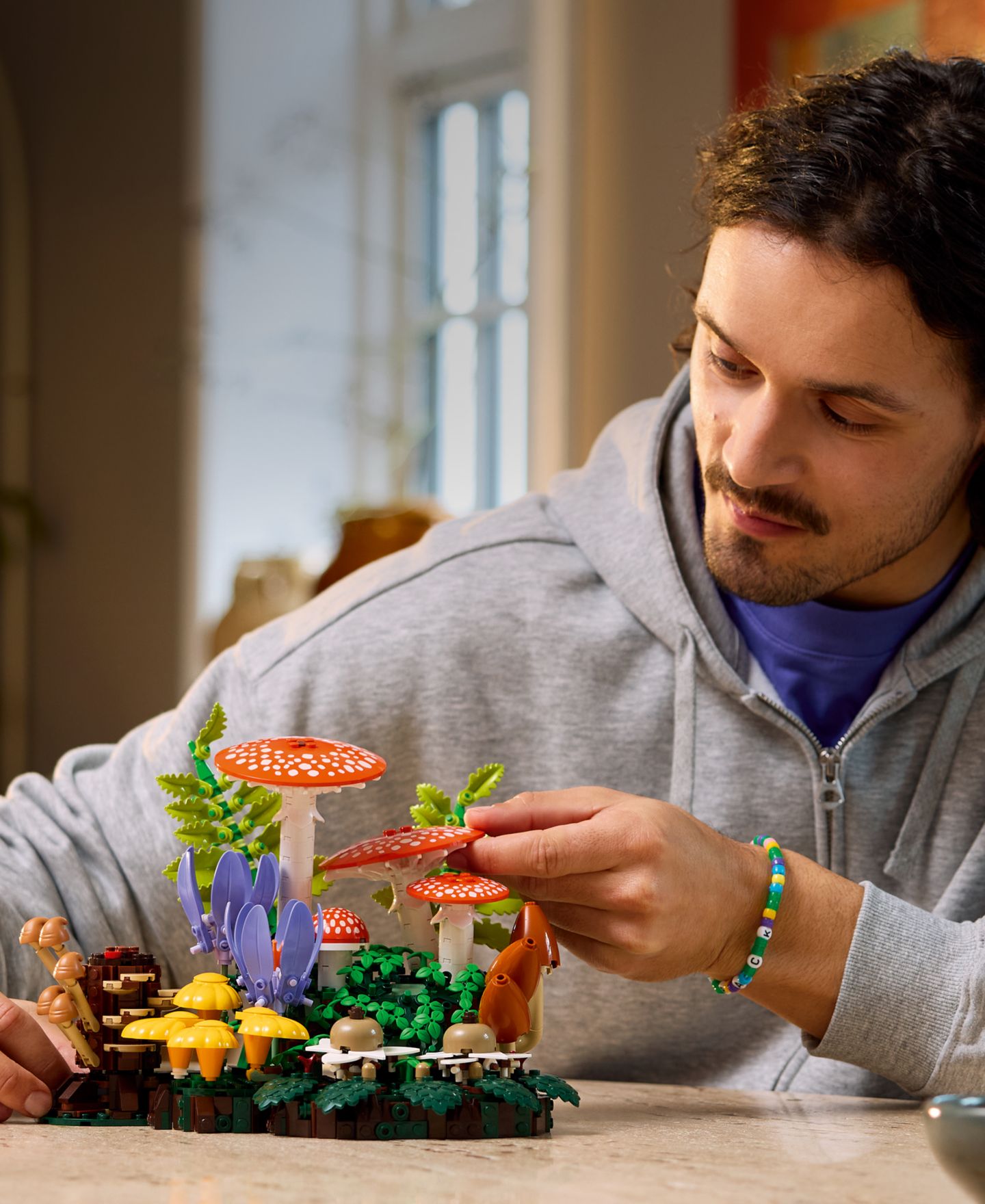 Детские конструкторы LEGO® Botanicals Woodland Mushrooms - 11505, 806 Pieces — фото 5