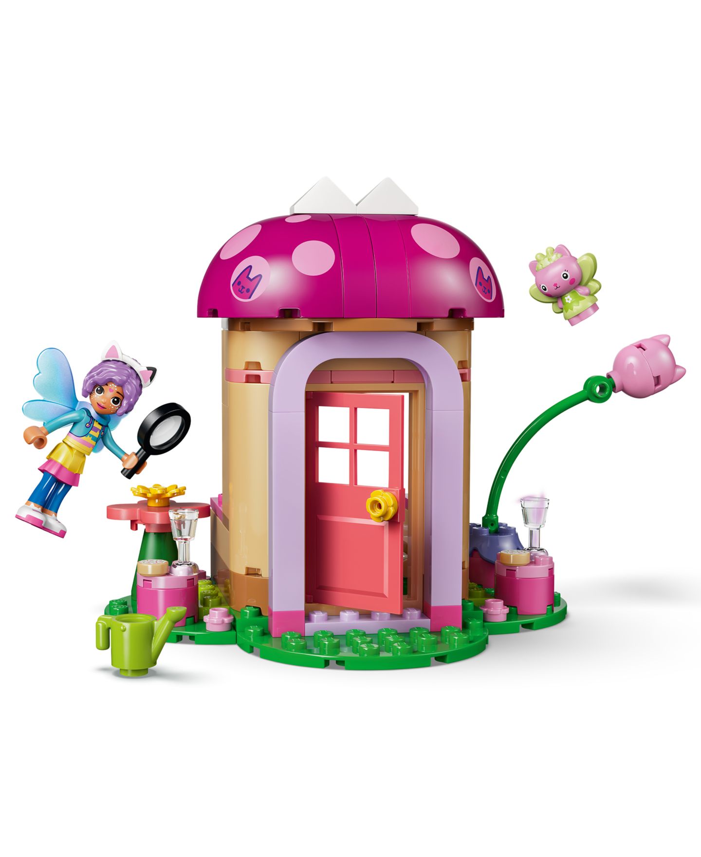 Детские конструкторы LEGO® Gabby’s Dollhouse Kitty Fairy’s Garden House 11212, 103 Pieces — фото 2