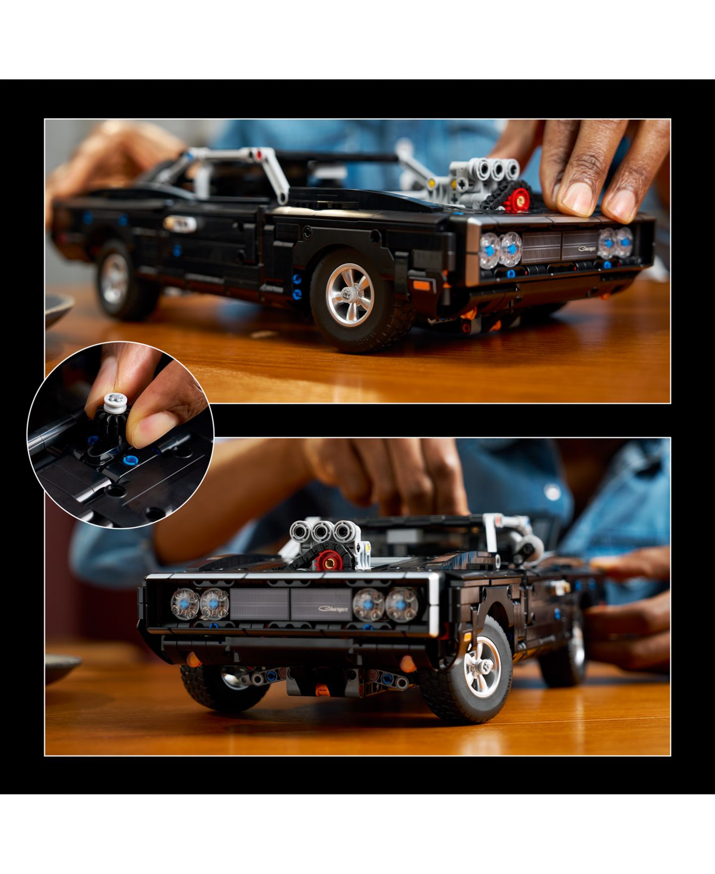 Детские конструкторы LEGO® Technic Fast and Furious Dodge Charger R/T Car 42231, 1516 Pieces — фото 2