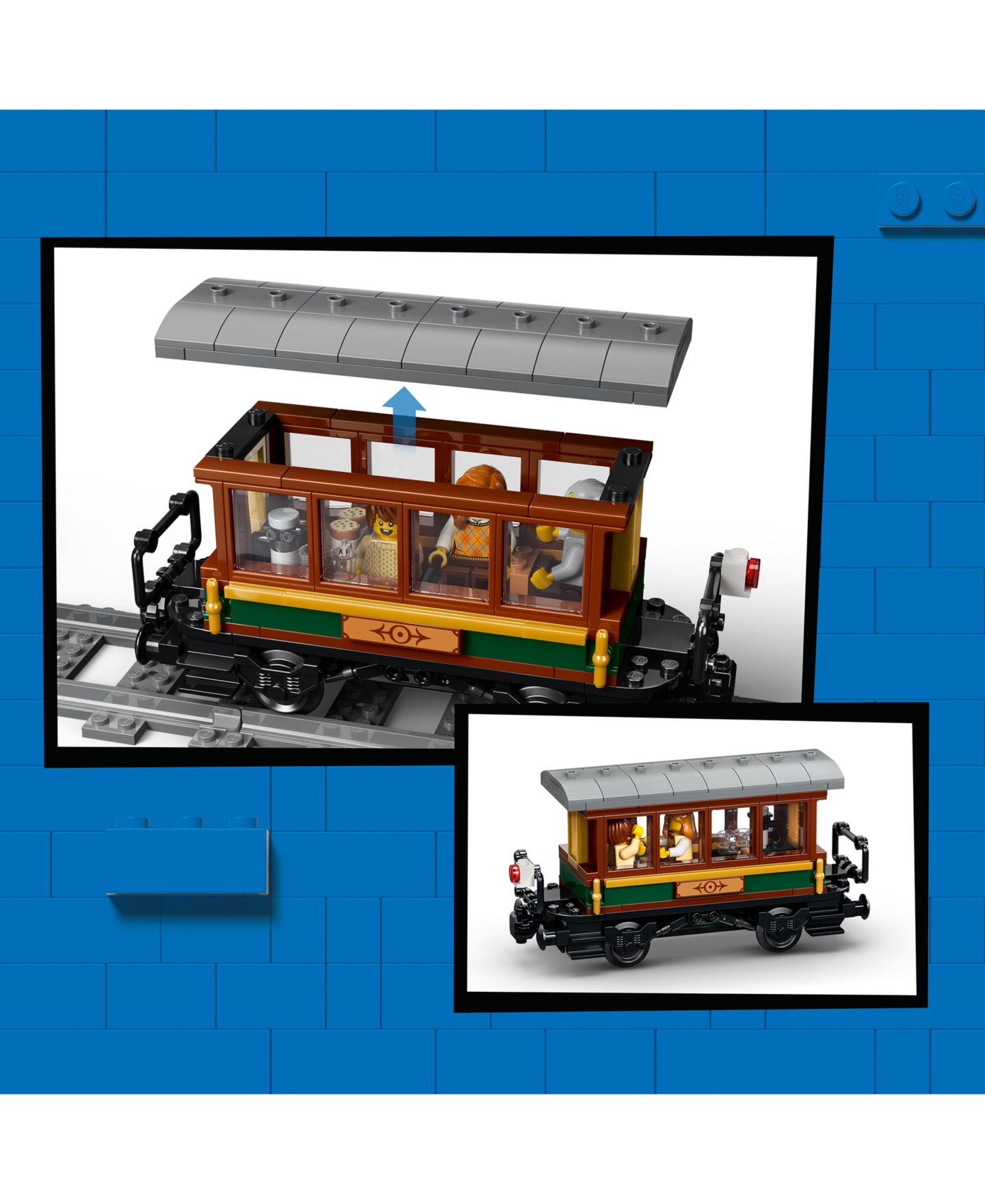 Детские конструкторы LEGO® City Vintage Steam Train Building Toy 60511, 575 Pieces — фото 2