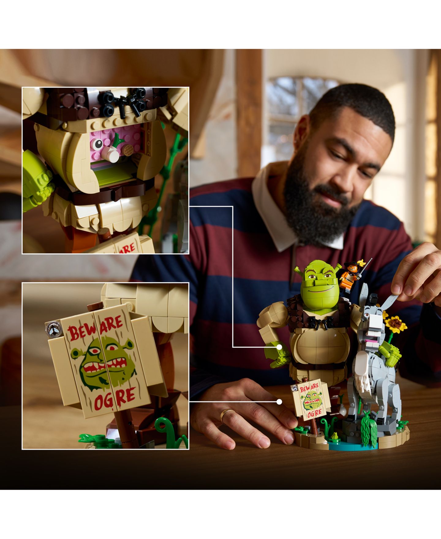 Детские конструкторы LEGO® Shrek: Shrek, Donkey Puss in Boots 72423, 1403 Pieces — фото 6