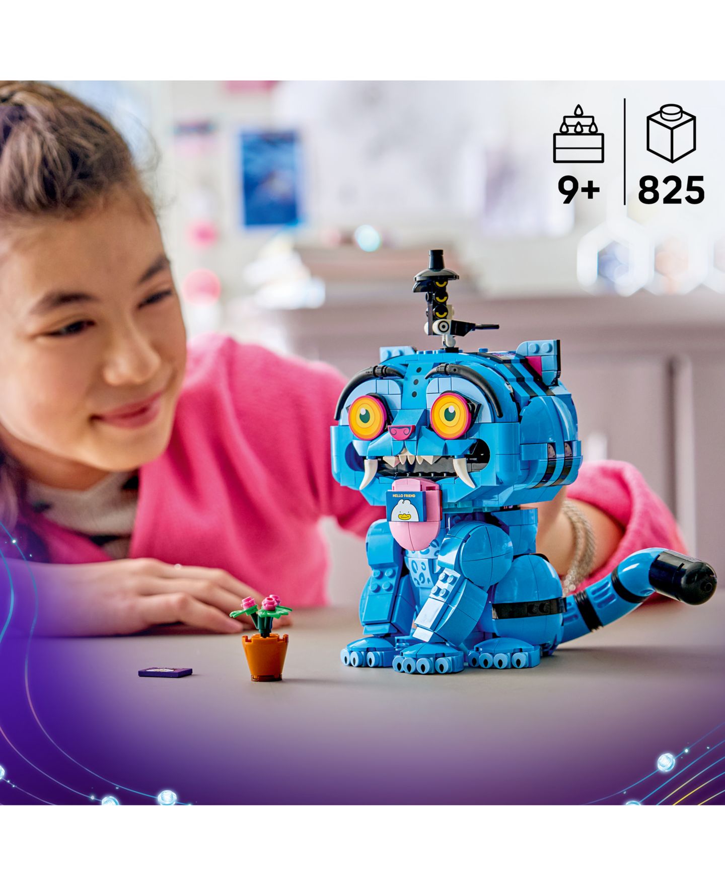 Детские конструкторы LEGO® KPop Demon Hunters Derpy Tiger and Sussie Bird 72537, 825 Pieces — фото 4