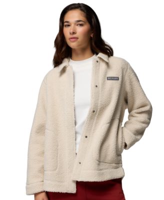 Women's Panorama Insulated Sherpa-Fleece Long-Sleeve Shirt Jacket