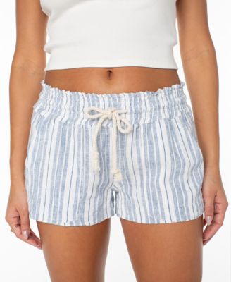 Women's Oceanside Striped Pull-On Shorts
