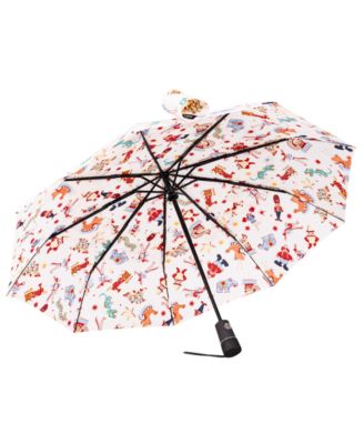 Men's Auto Open and Close Vented Folding Umbrella