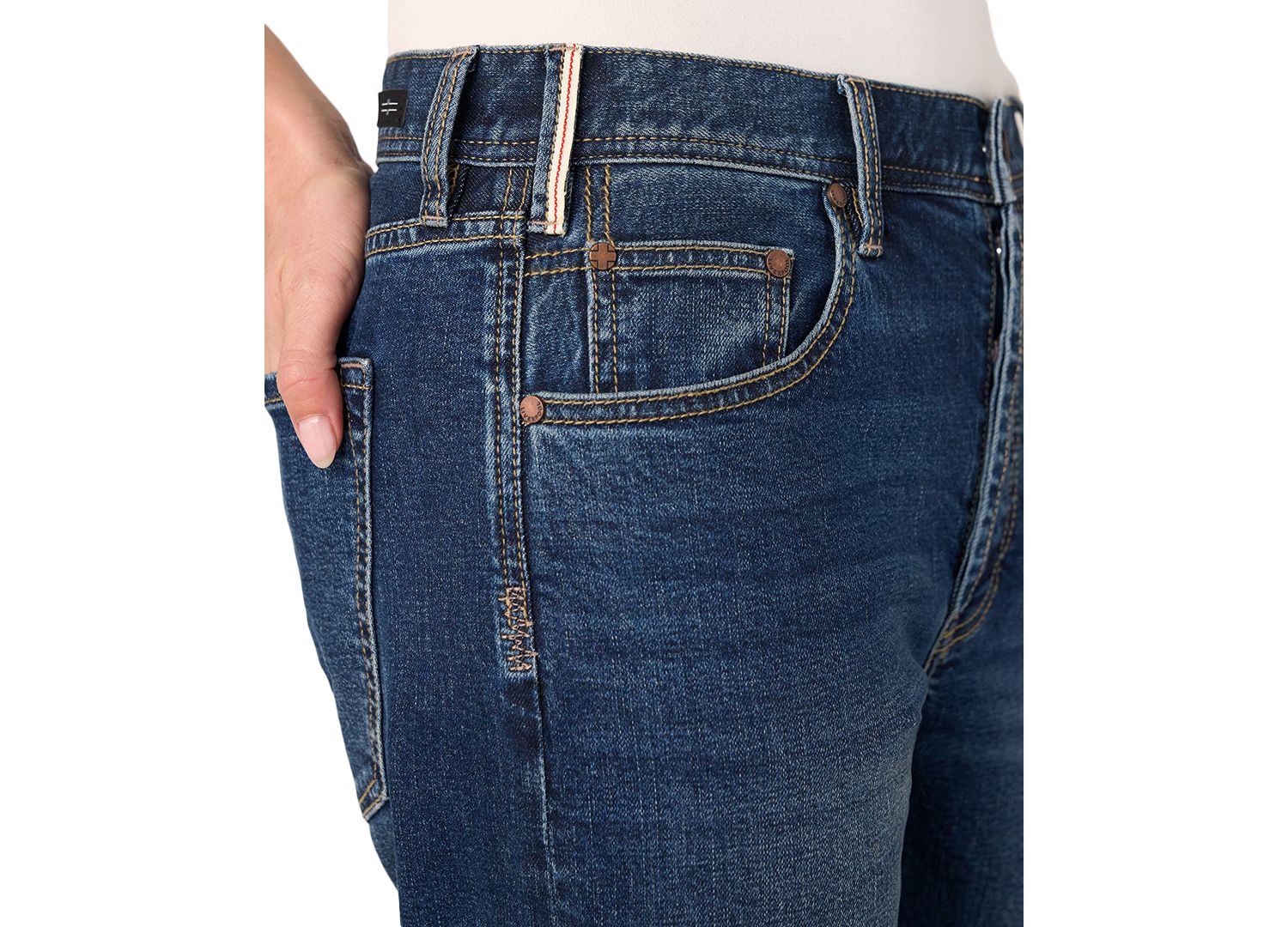 Petite Sloane Slouchy-Girlfriend Cuffed Mid-Rise Jeans