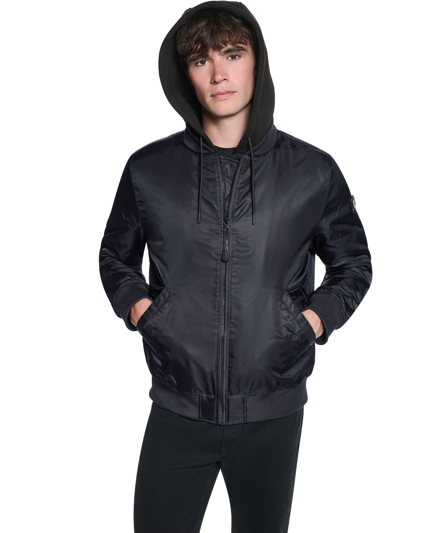 Men's Signature Hooded Bomber Jacket