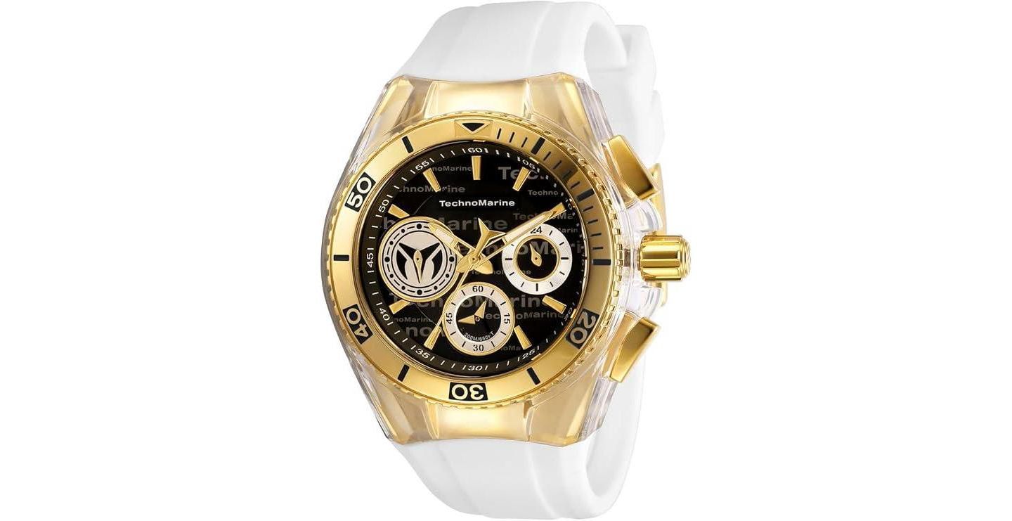 Женские часы TechnoMarine TM-118134 Cruise Quartz Chronograph Dial, цвет: Белый — фото 3
