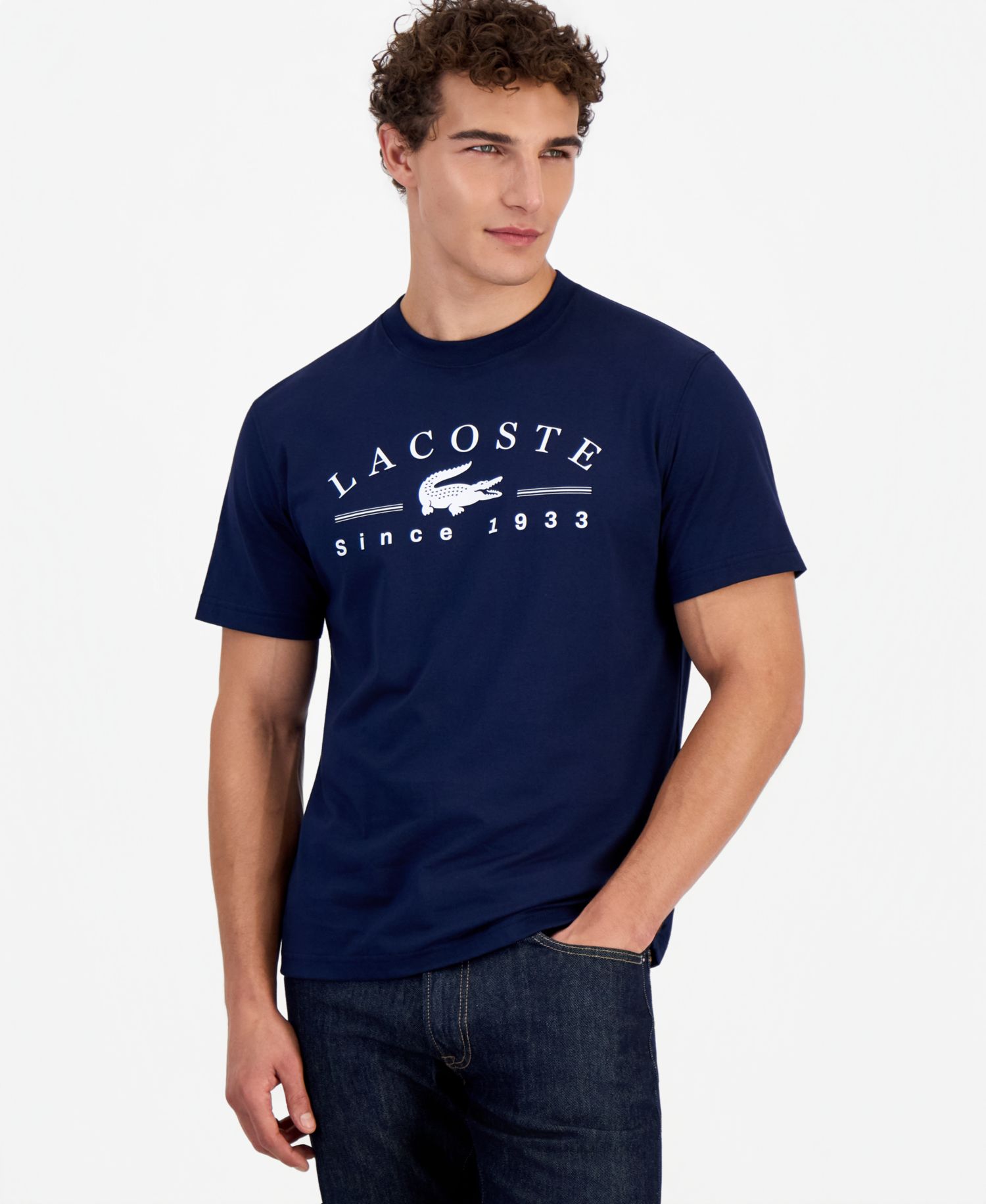 Men's Classic-Fit Crewneck Graphic T-Shirt