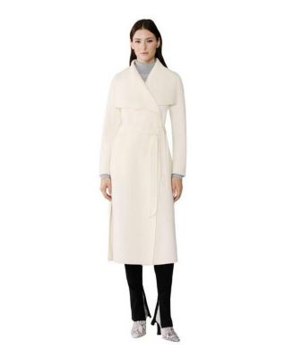 Women's Britta-Z Long Double-Face Wool-Blend Wrap Coat