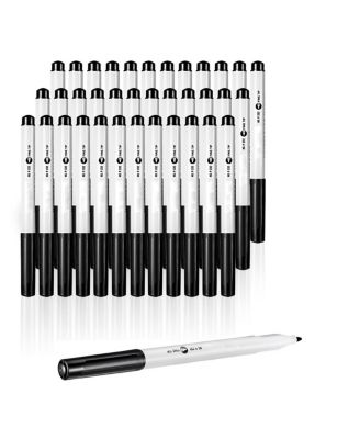 Dry Erase Markers 36 Count Black Whiteboard Markers - Fine Tip Low Odor, Quick Easy Erase, Durable Tips Smooth Writing for All Ages
