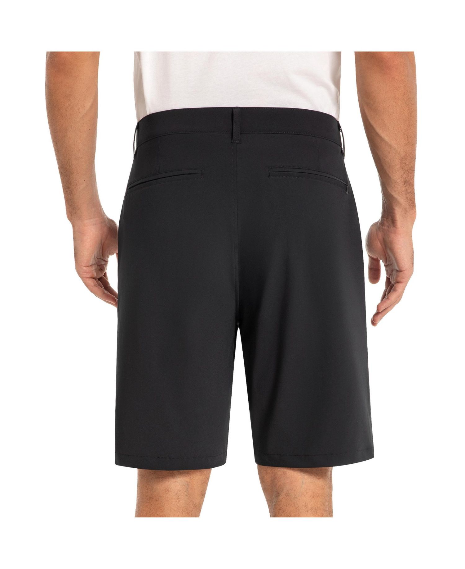 Mens Golf Dress Shorts 8.5” Inseam Casual Chino Shorts Flex Waist