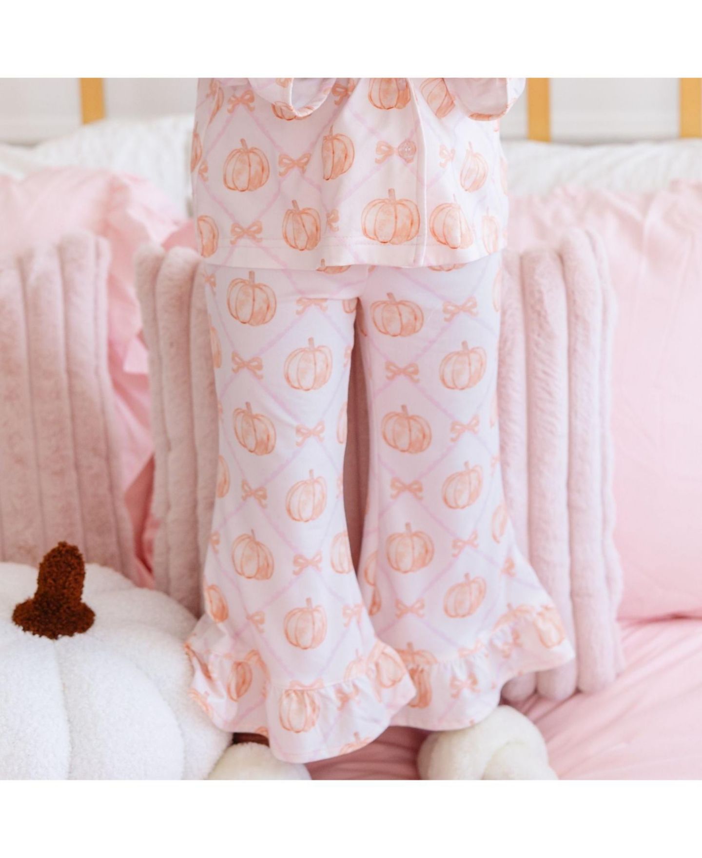 Sweet Wink Big Girls Pumpkin Trellis Lounge Set, цвет: Оранжевый — фото 4