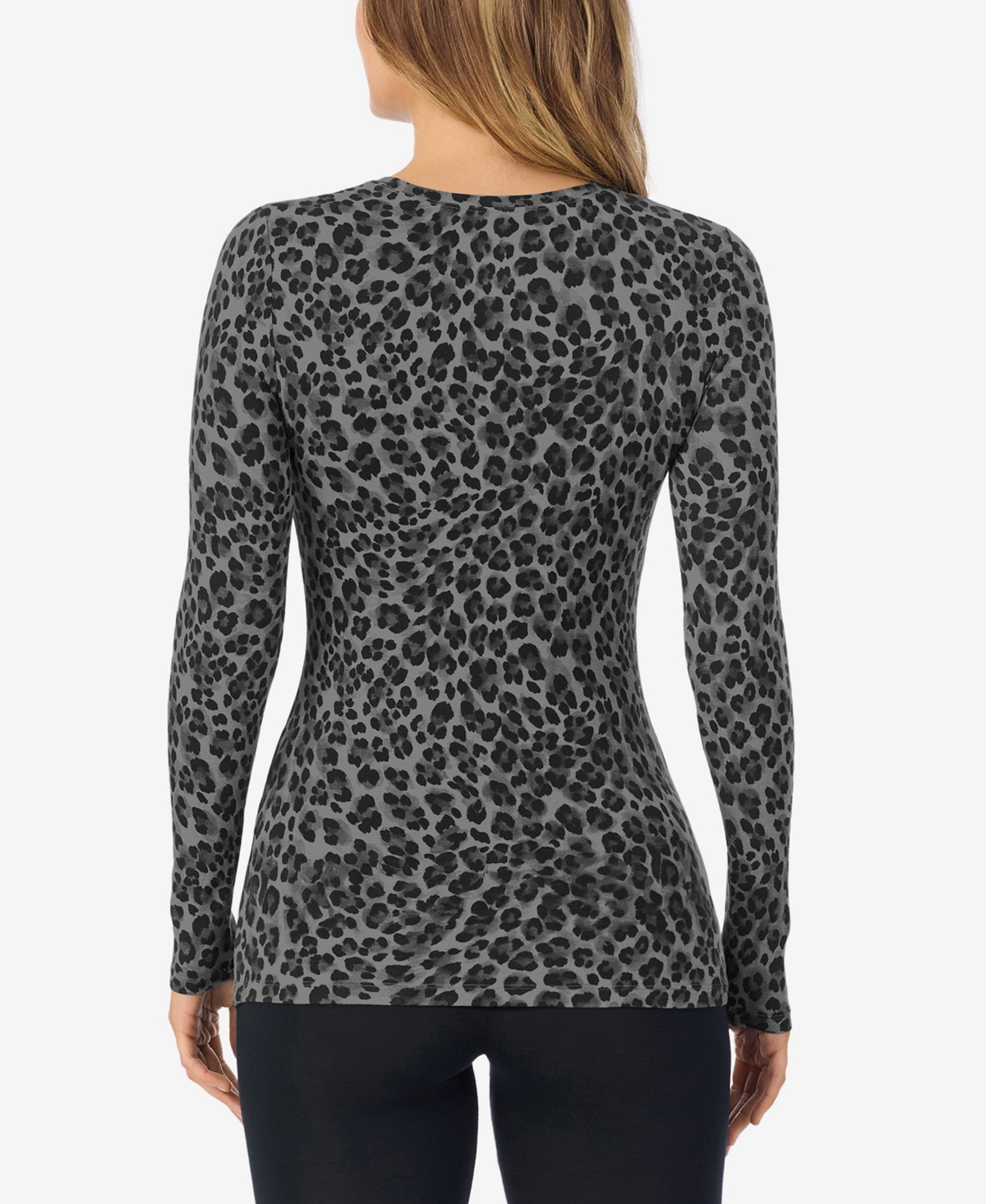 Cuddl Duds Women's Softwear with Stretch Long-Sleeve Crewneck Top