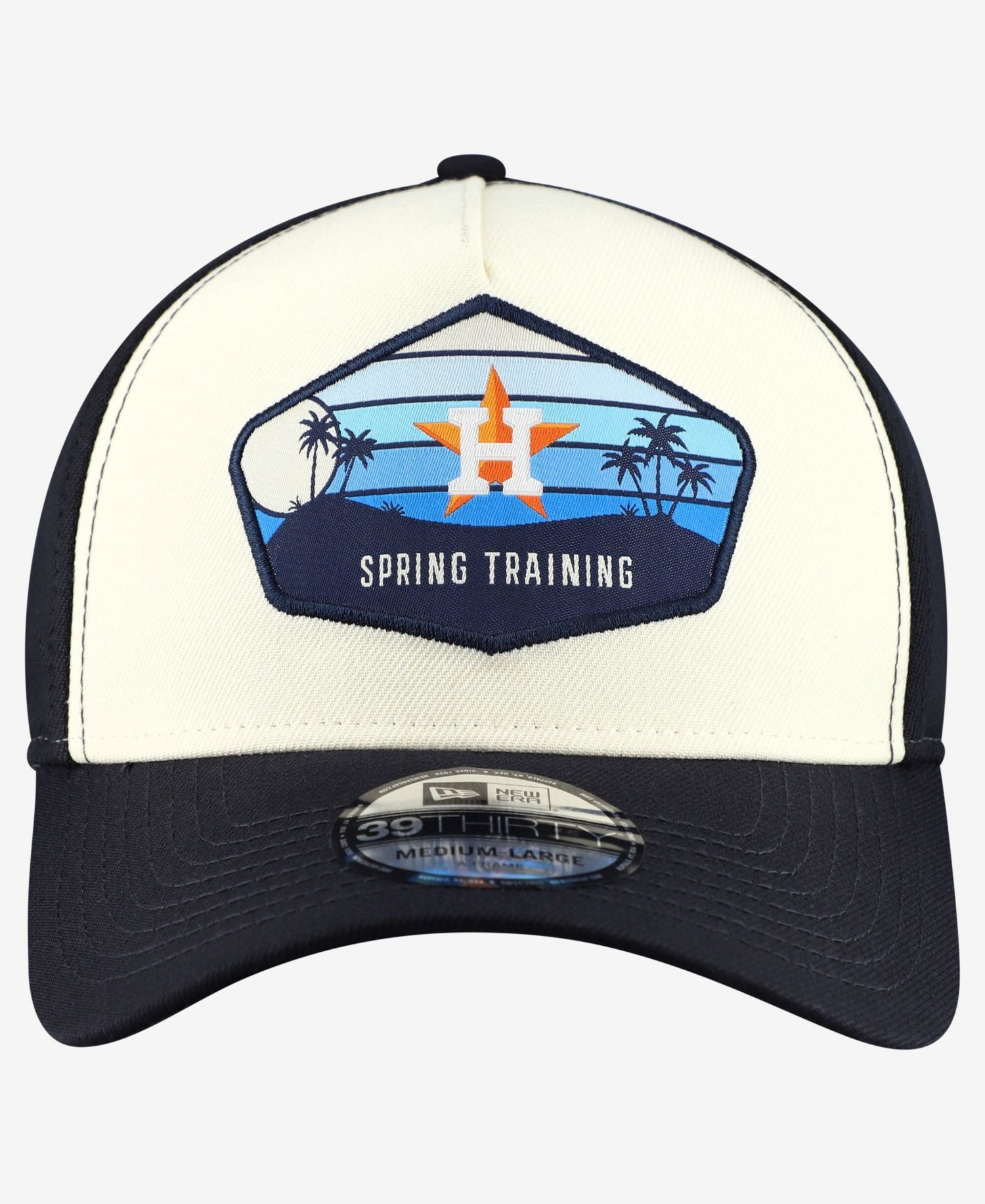 Men's Stone Houston Astros 2026 Spring Training Fan Pack Gradient 39THIRTY Flex Hat
