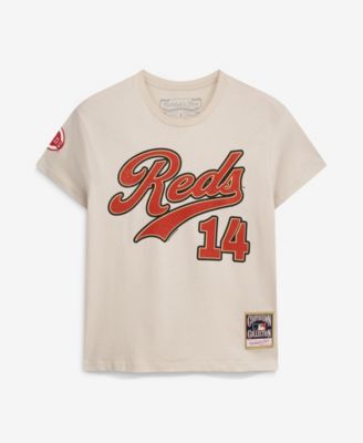 Women's Pete Rose Cincinnati Reds Cooperstown Throwback T-Shirt