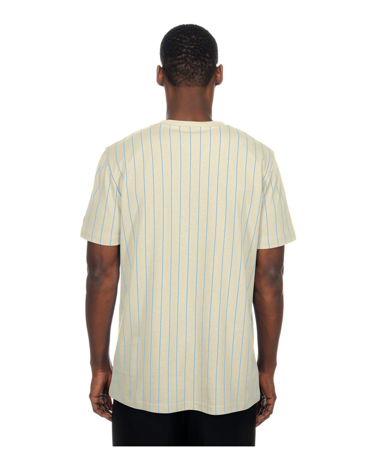 Мужская футболка New Era Cream Philadelphia Phillies Throwback Meshback Pinstripe — фото 2