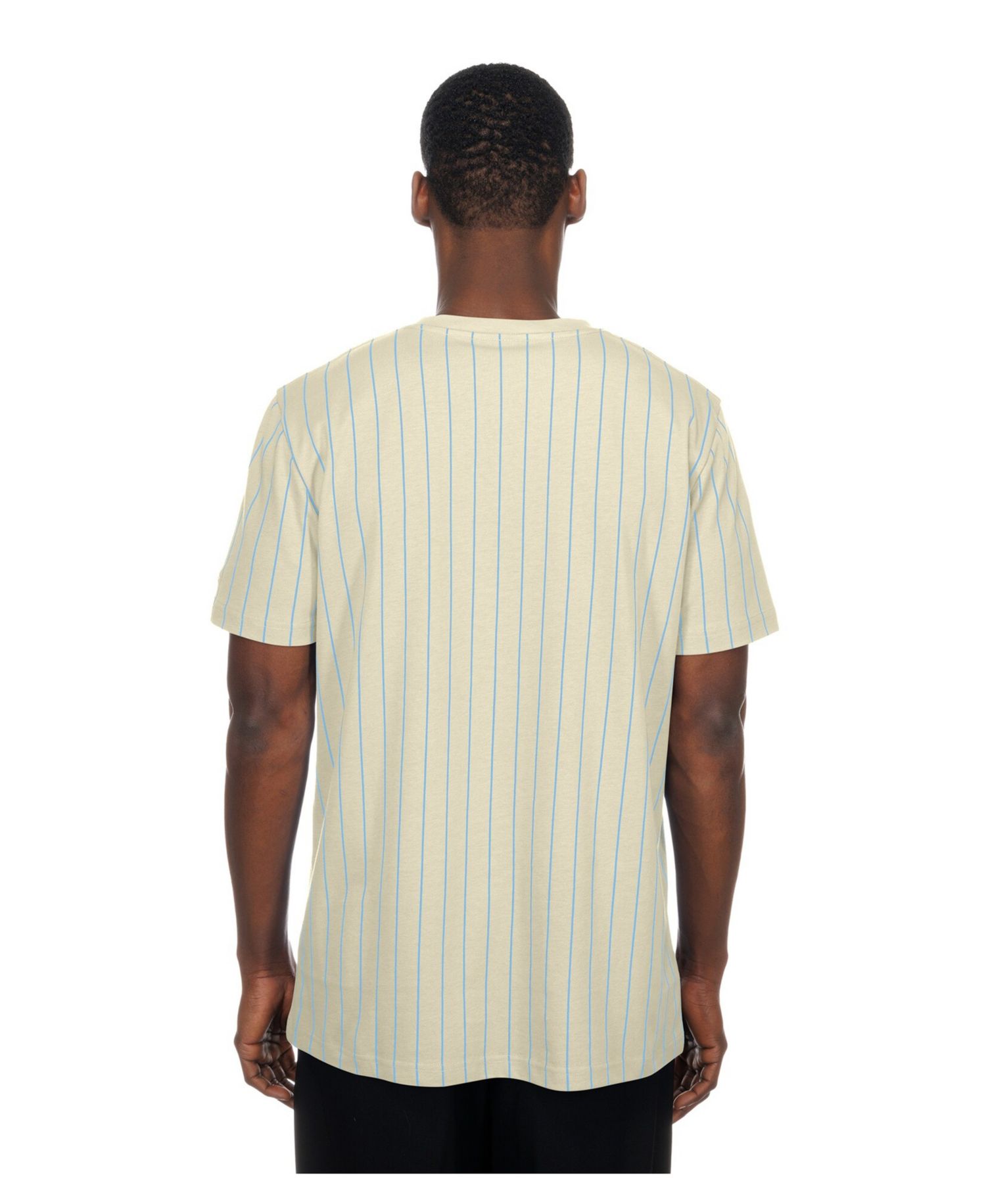 Men's Cream Philadelphia Phillies Throwback Meshback Pinstripe T-Shirt
