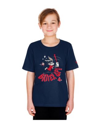 Big Boys and Girls Navy Boston Red Sox Looney Tunes T-Shirt