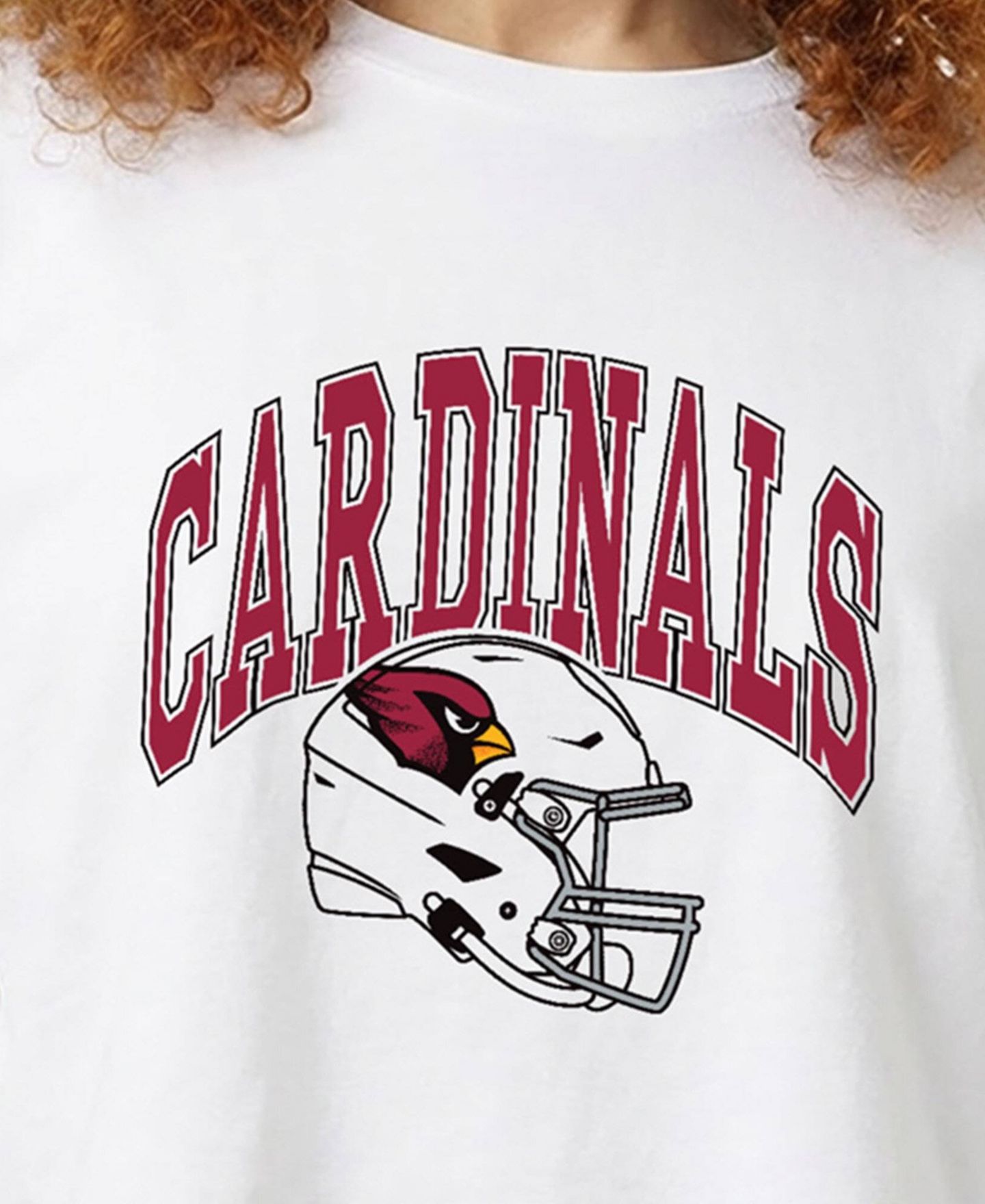 Женская футболка Champion Arizona Cardinals Cropped Boyfriend — фото 5