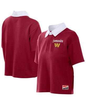 Women's Washington Commanders Boxy Cropped Polo