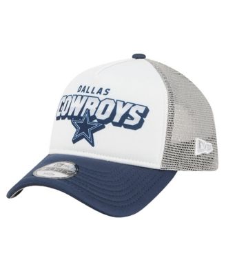 Toddler White/Navy Dallas Cowboys Streak A-Frame 9FORTY Adjustable Hat