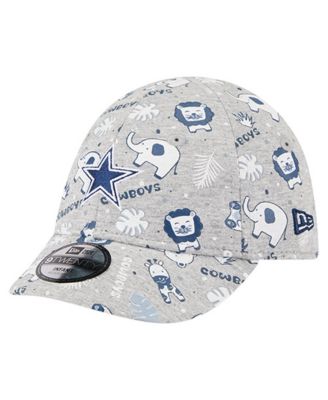 Baby Boys and Girls Gray Dallas Cowboys Animal 9TWENTY Flex Hat