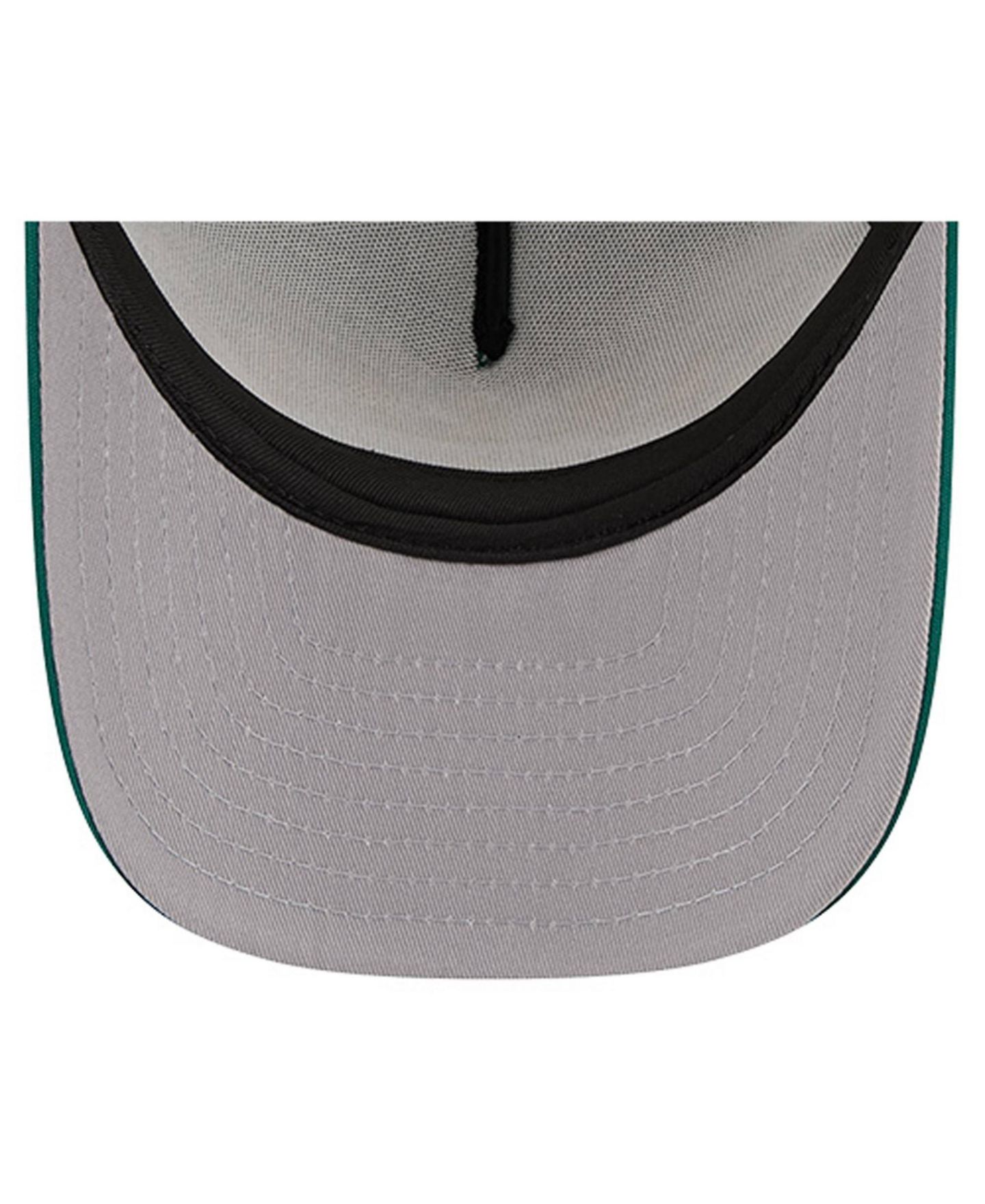 Мужская кепка New Era Kelly Green Oakland Athletics Vintage Arched Foam Front 9FIFTY A-Frame Adjustable Trucker Hat — фото 5
