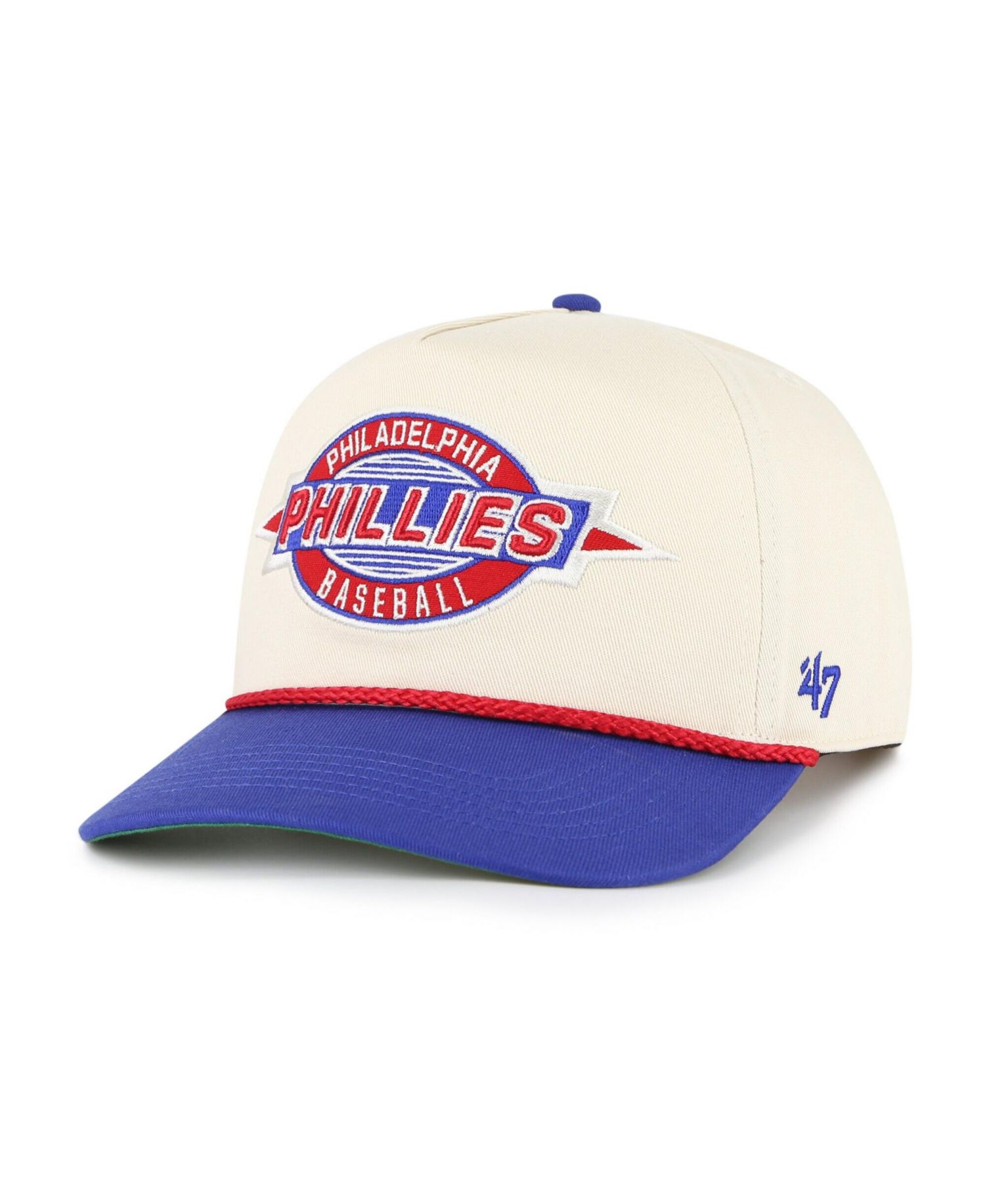 Men's Natural/Royal Philadelphia Phillies Frame Out Hitch Adjustable Hat