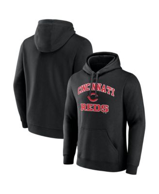 Men's Black Cincinnati Reds Heart & Soul Hoodie