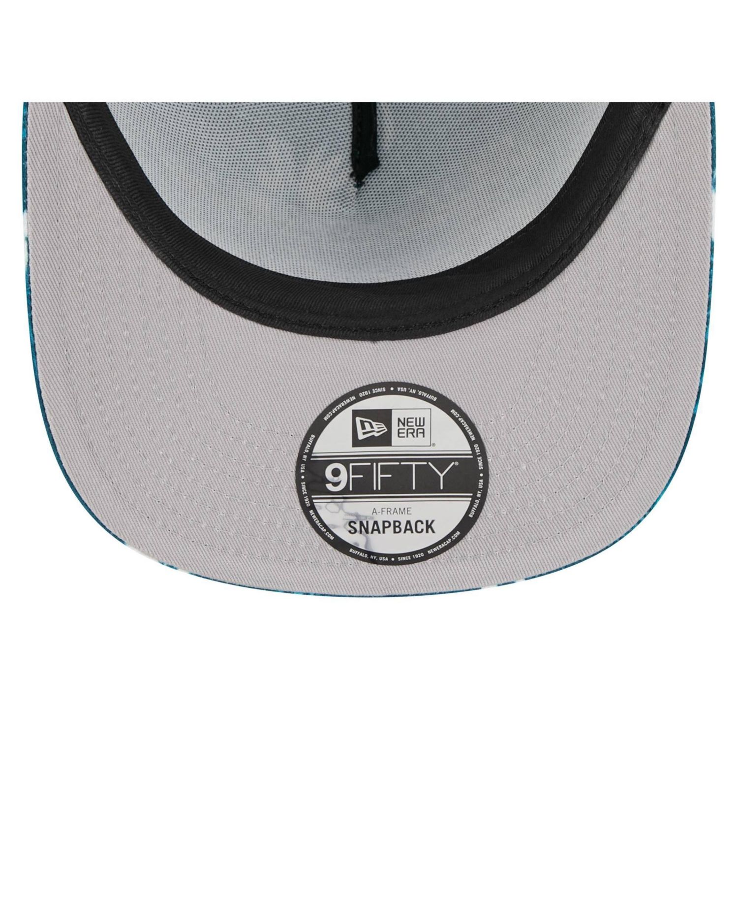 Men's Midnight Green Philadelphia Eagles Palm Print A-Frame 9FIFTY Snapback Hat