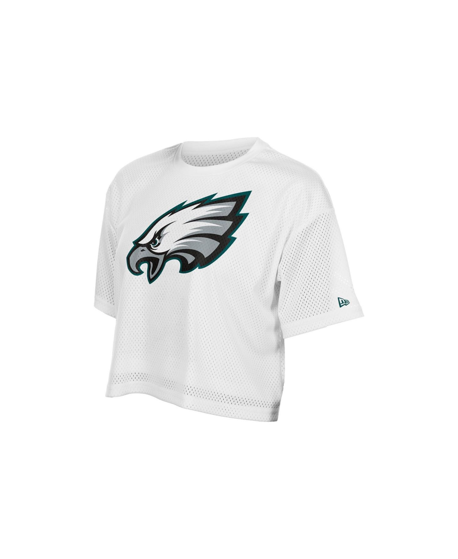 Women's Philadelphia Eagles Mesh Cropped T-Shirt