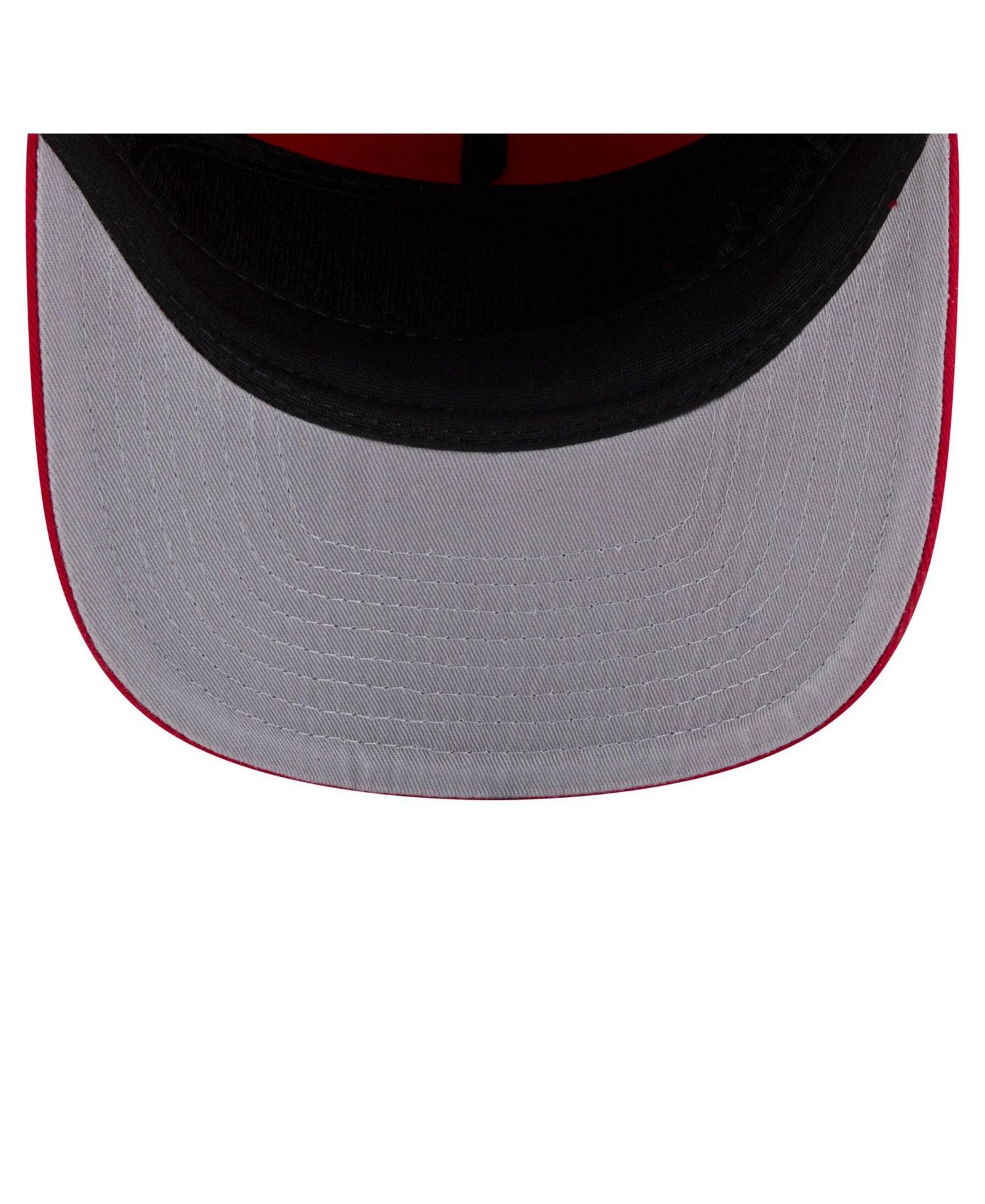 Men's Red Cincinnati Reds Stacked 19TWENTY Adjustable Hat
