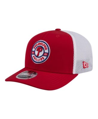 Men's Red Philadelphia Phillies Active 9SEVENTY Adjustable Trucker Hat