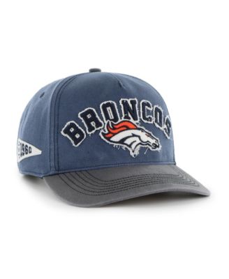 Men's Navy Denver Broncos Calderwood Well Worn Hitch Adjustable Hat
