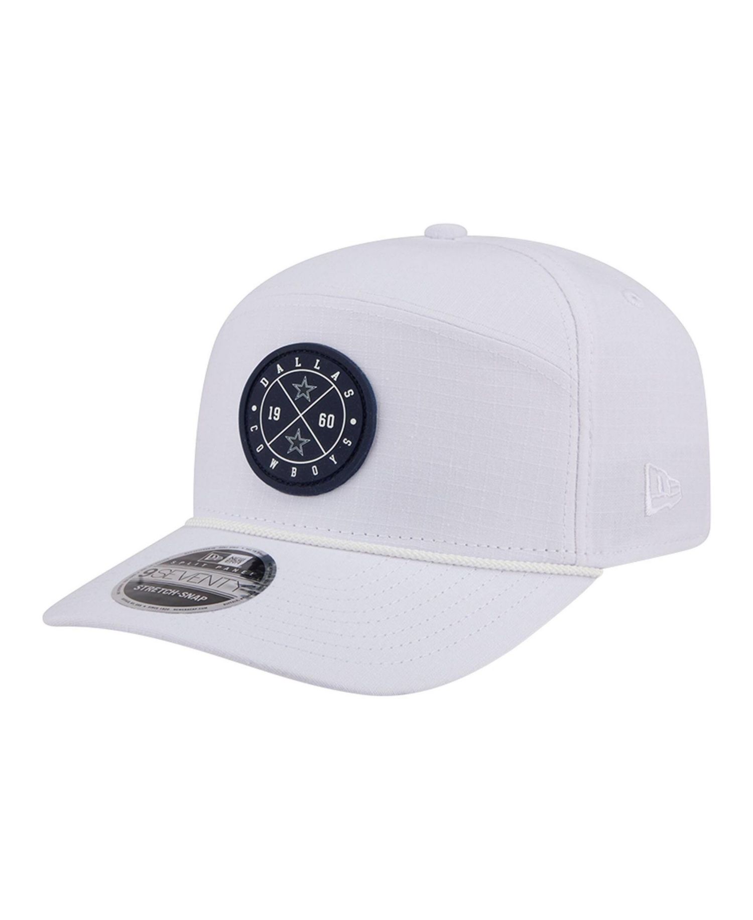 Men's White Dallas Cowboys Quick Strike Split Panel 9SEVENTY Stretch-Snap Hat
