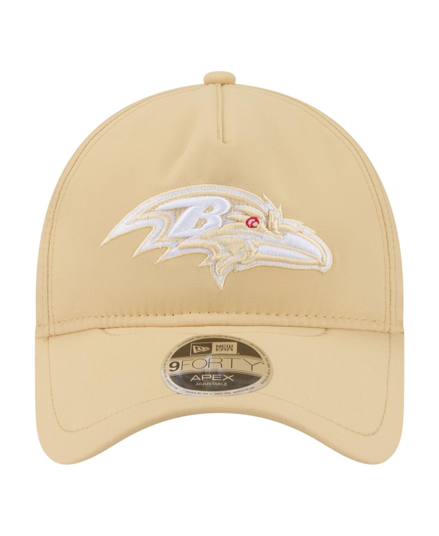 Men's Tan Baltimore Ravens Apex 9FORTY Adjustable Hat