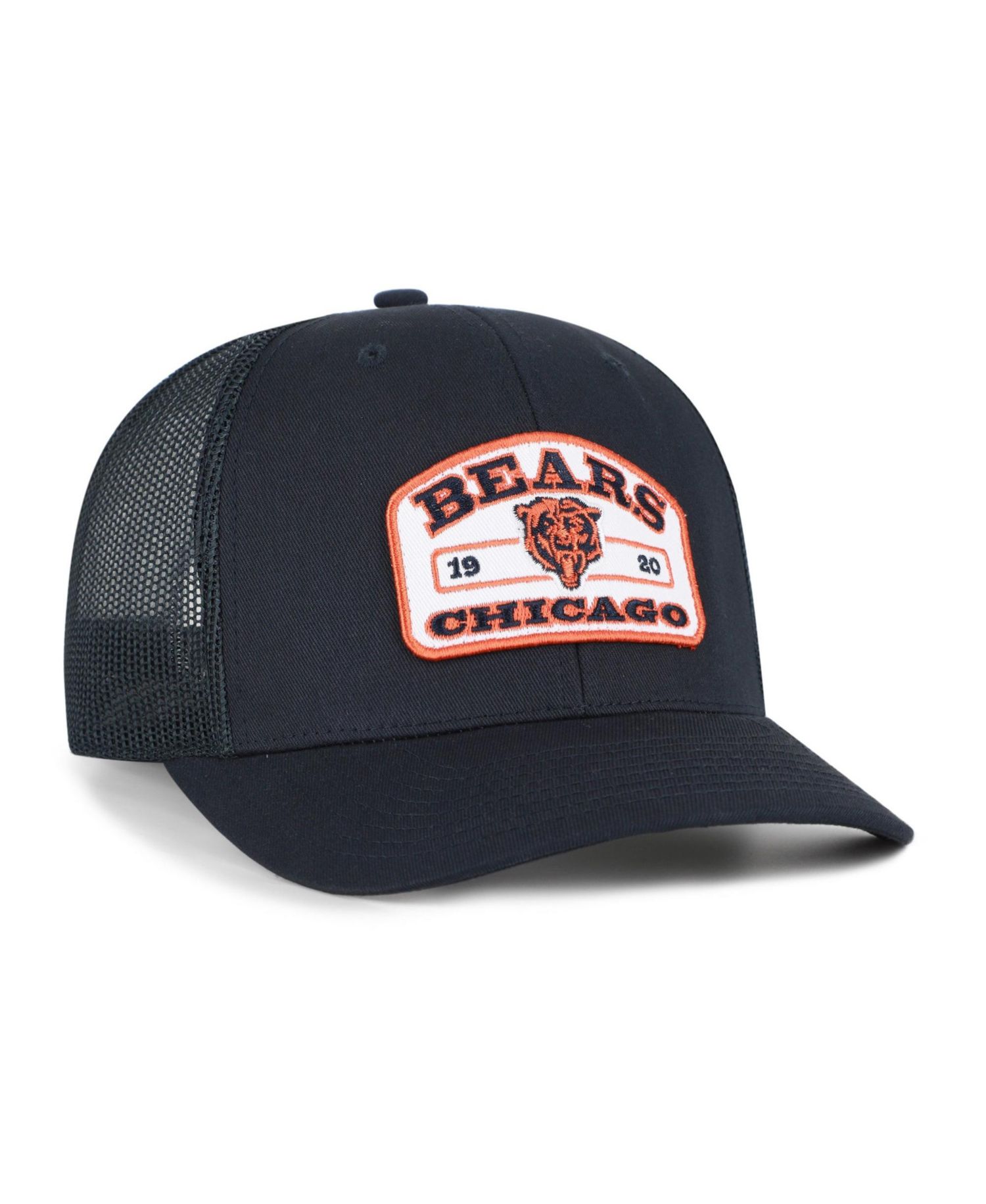 Men's Navy Chicago Bears Roadway Adjustable Trucker Hat