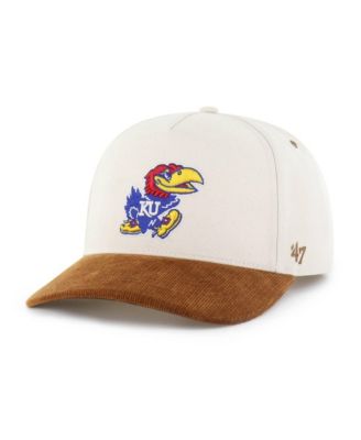 Brand Men's Natural/Brown Kansas Jayhawks Undyed Relaxed Hitch Adjustable Hat