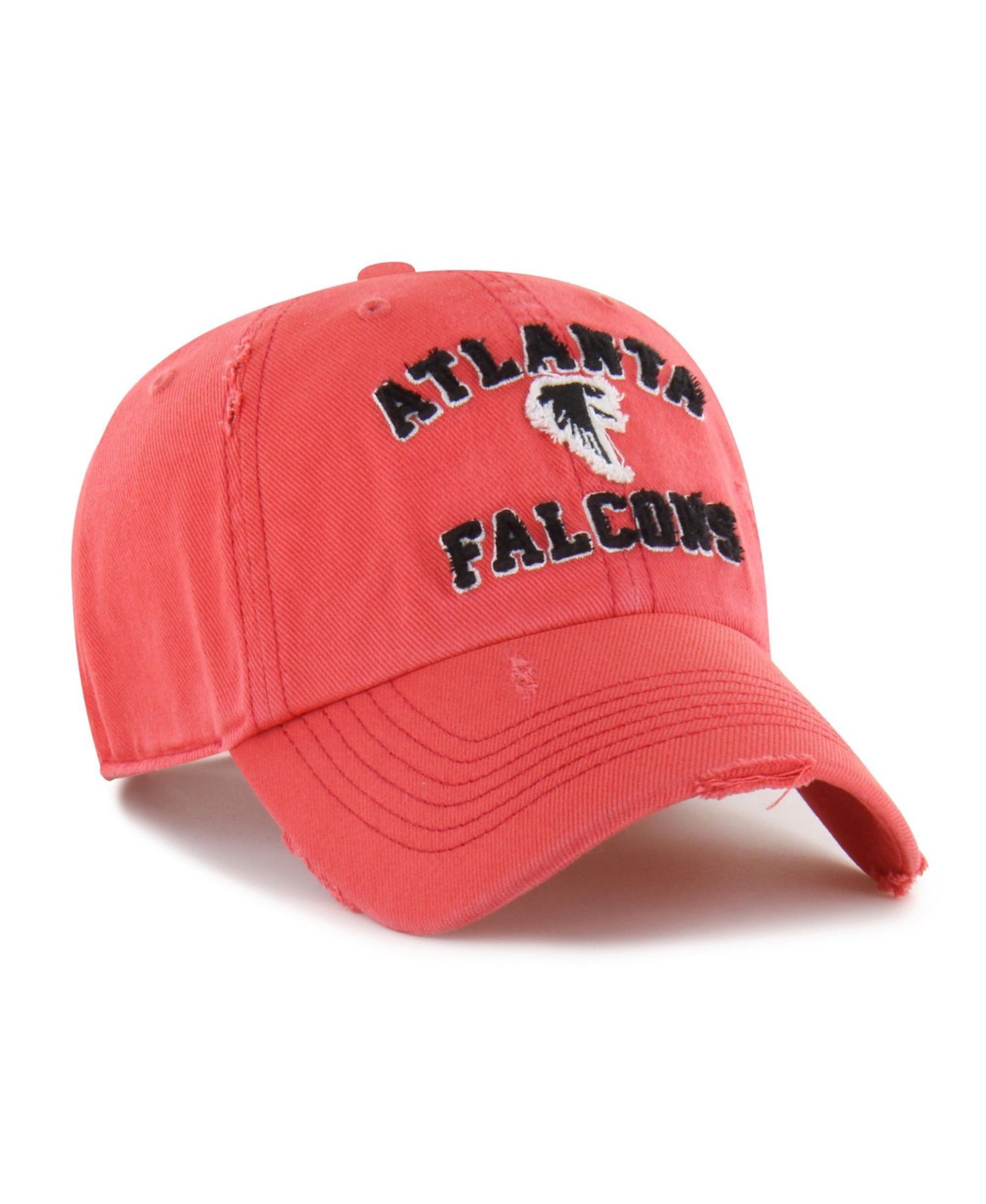 Men's Red Atlanta Falcons Seymoore Clean Up Adjustable Hat