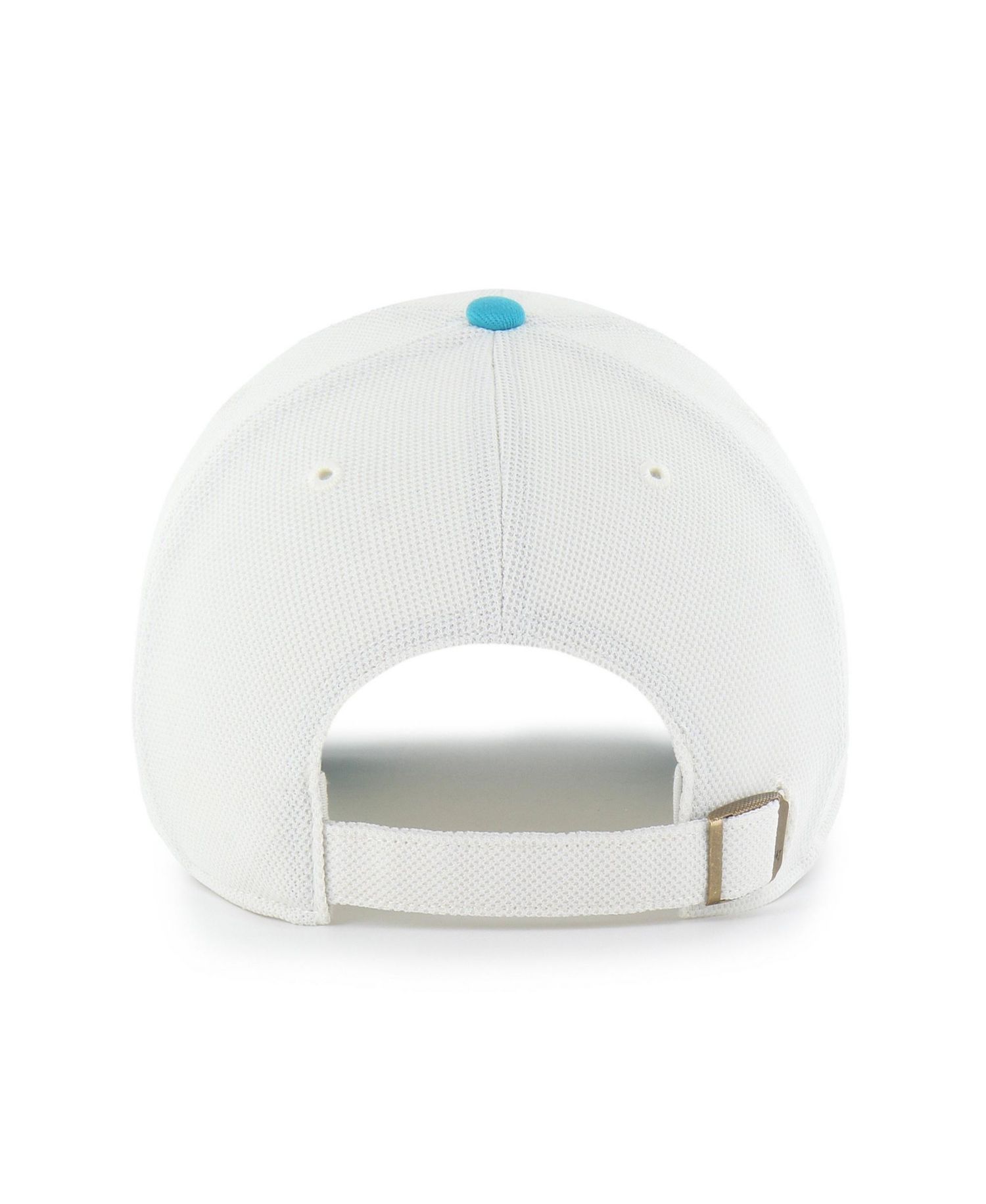 Men's Cream/Aqua Miami Dolphins Pique Patch Clean Up Adjustable Hat